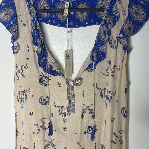 Spell coyote backless shift dress